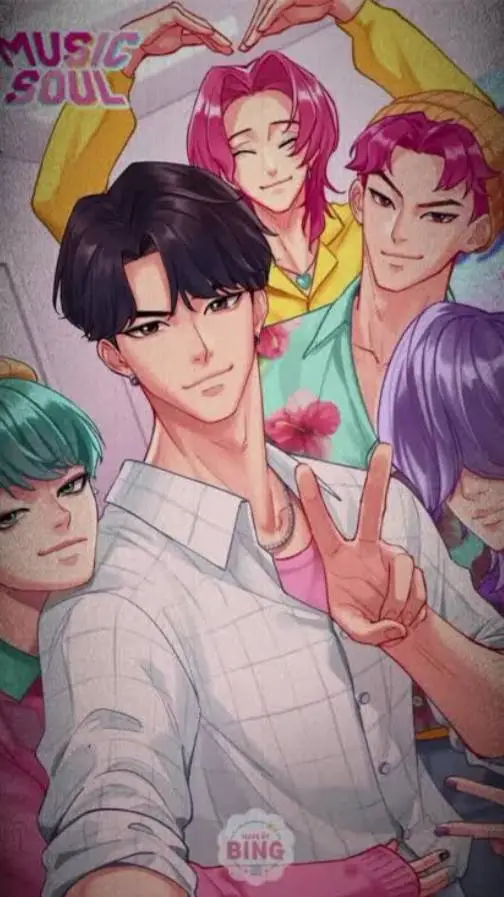 ai character: Saja boys  background