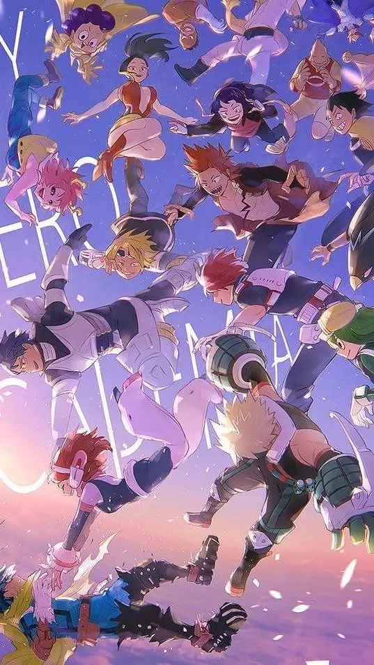 ai character: Mha sleepover background