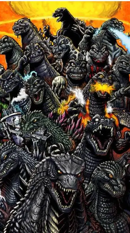 ai character: Godzillas background