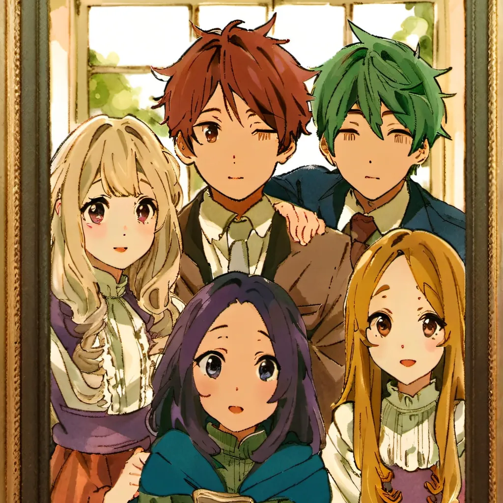 chat with ai character: friends share dorm