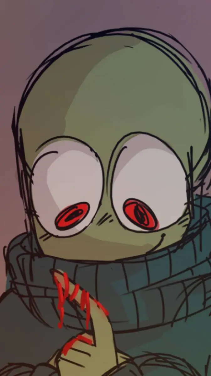 ai character: Salad Fingers p.2! background