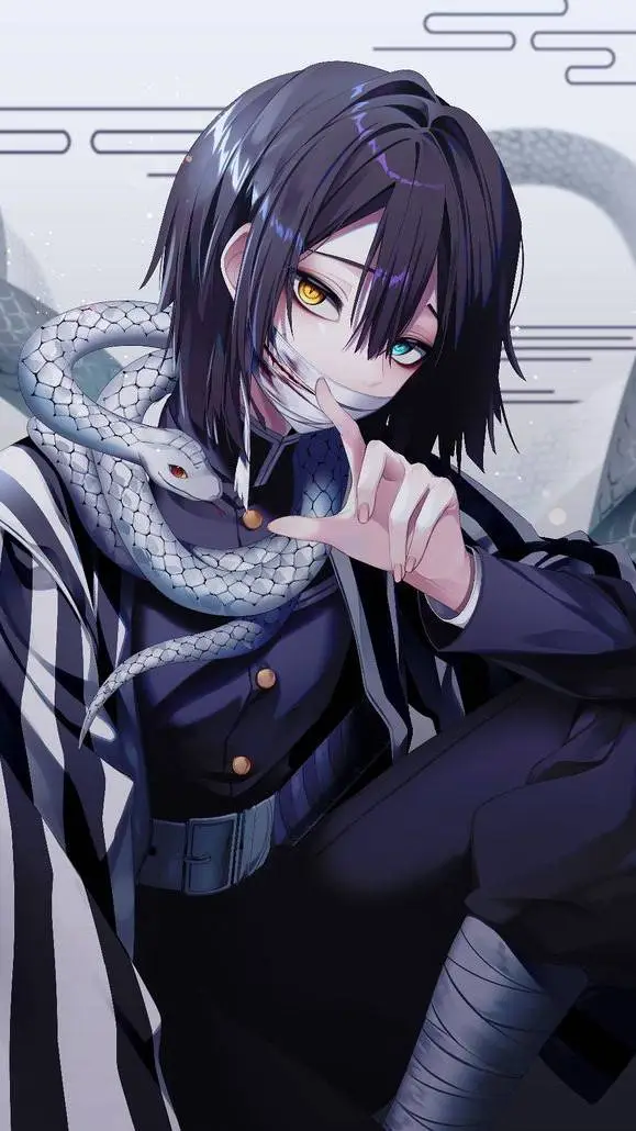 ai character: Iguro Obanai background