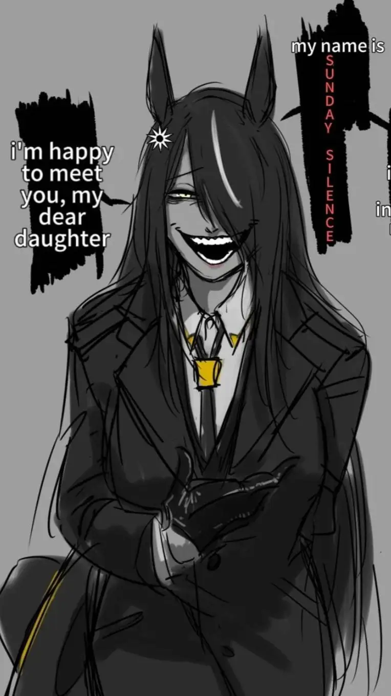 ai character: Sunday silence background