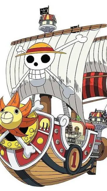 ai character: Thousand sunny background
