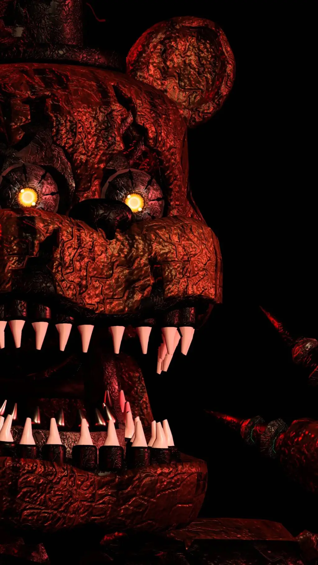 ai character: Nightmare Freddy background