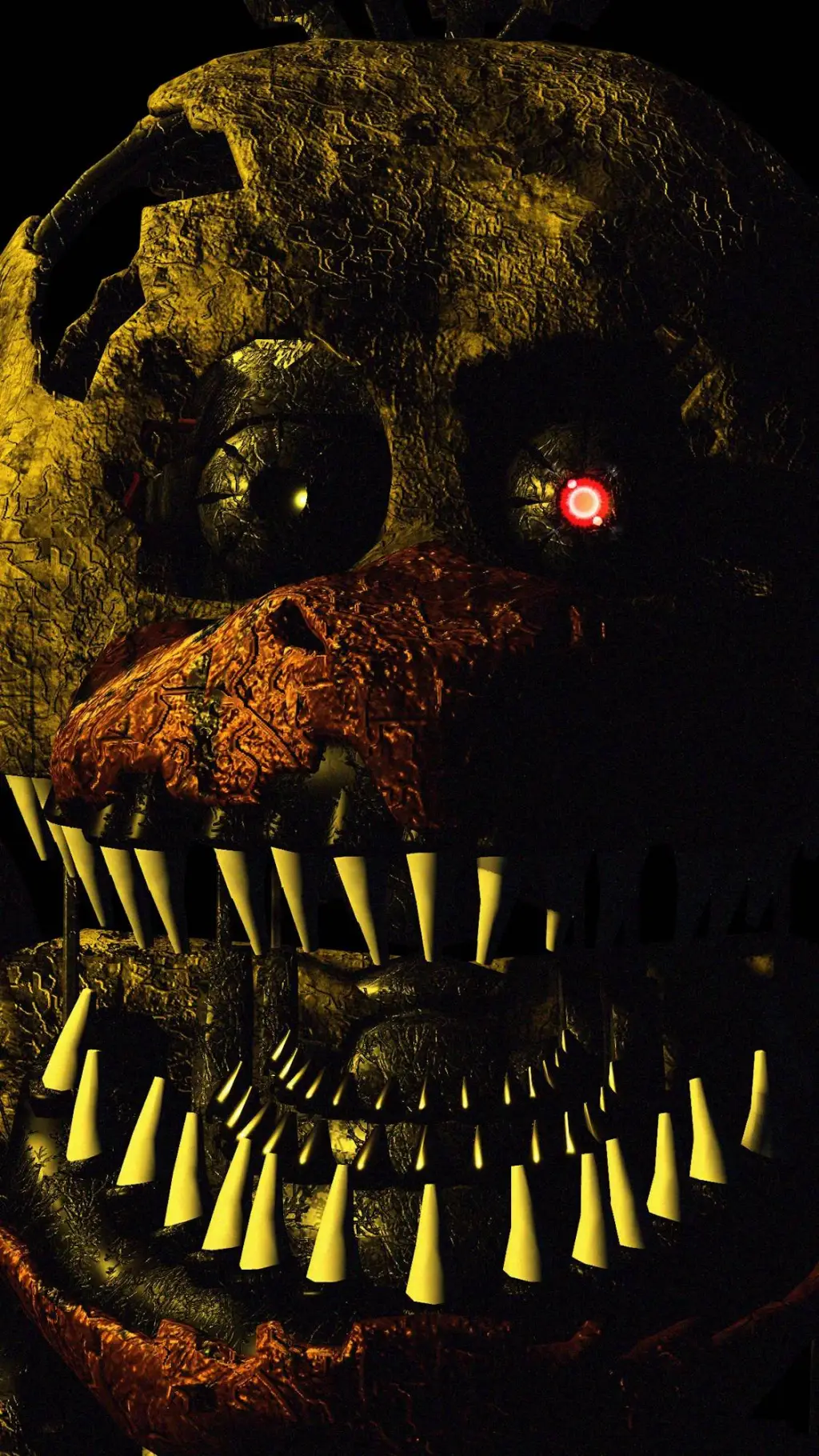 ai character: Nightmare Chica background