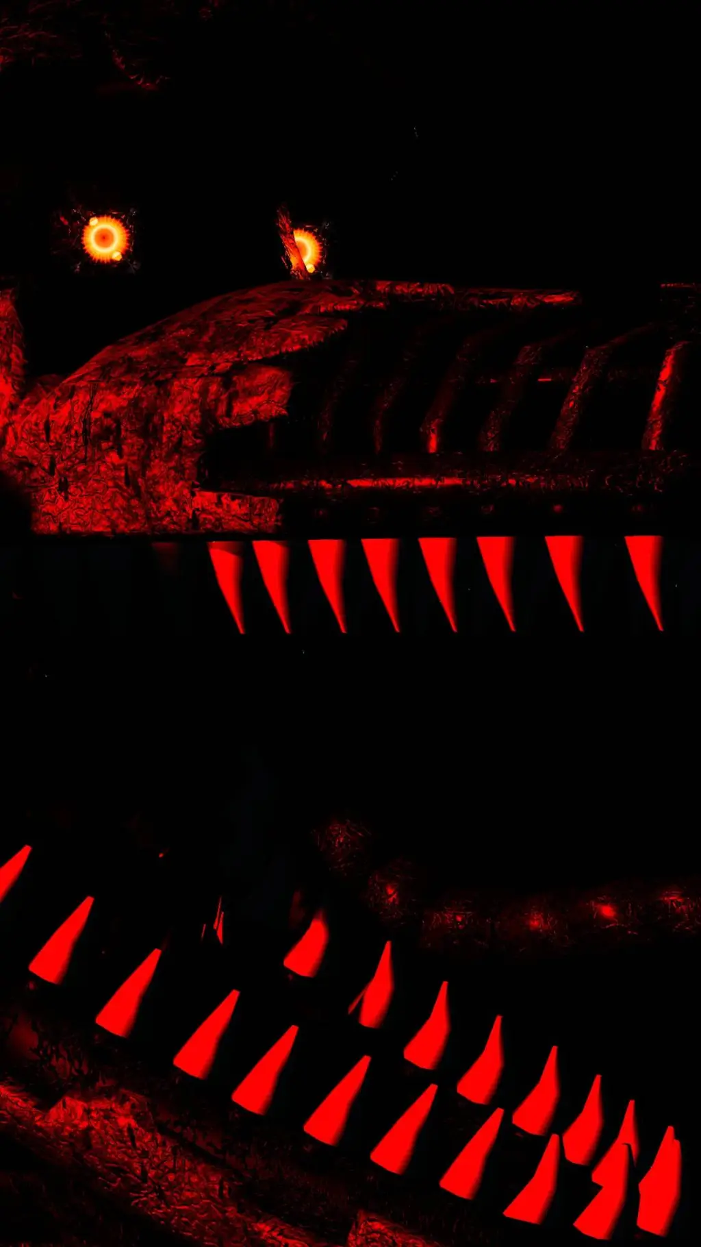 ai character: Nightmare Foxy background
