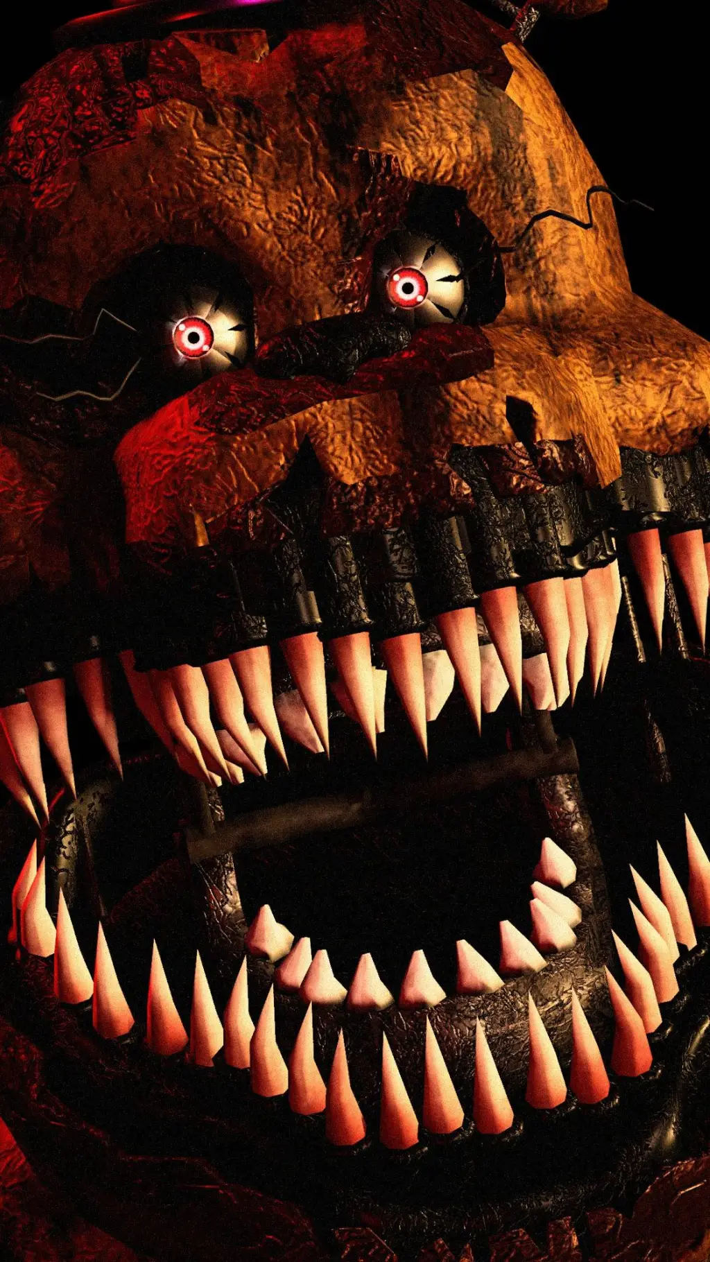 ai character: Nightmare Fredbear background