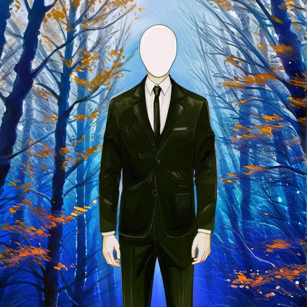 chat with ai character: Slenderman
