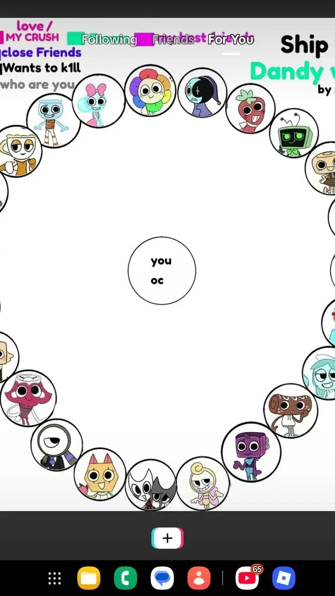 ai character: shelly goes crazy background