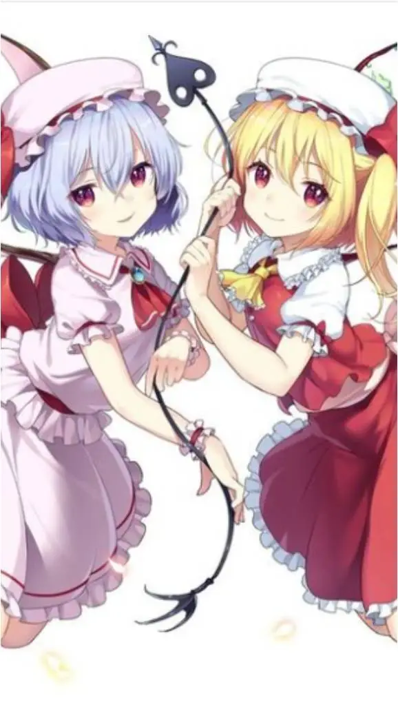 ai character: Scarlet Sisters.  background