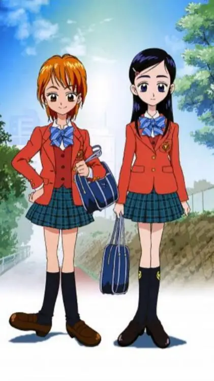 ai character: Nagisa and Honoka. background