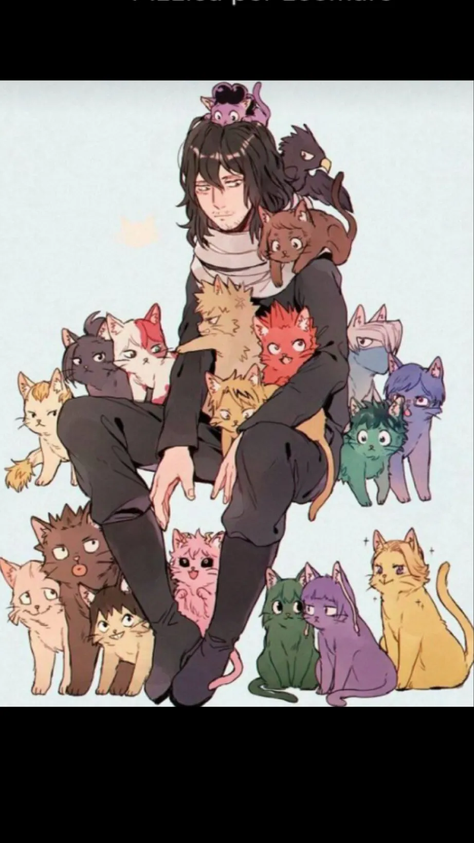 ai character: MHA CAT🇮🇹 background