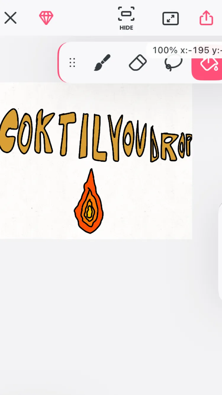 ai character: COKTILYOUDROP  background