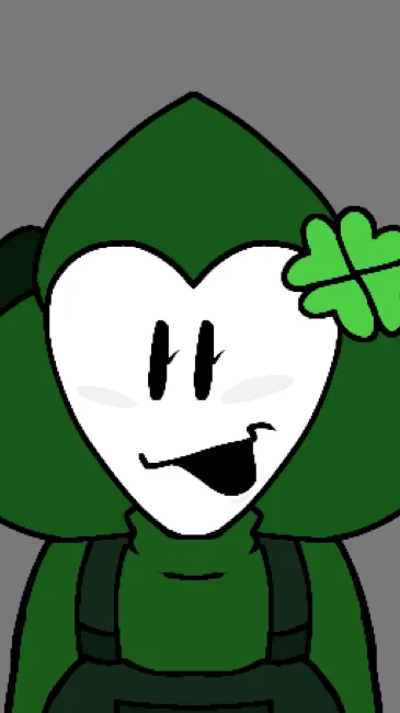 ai character: clover sus  background