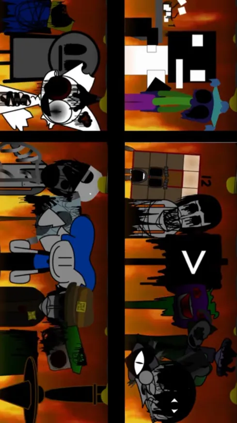 ai character: memorbox v4 ablaze background
