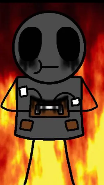 ai character: boy and boxon  background
