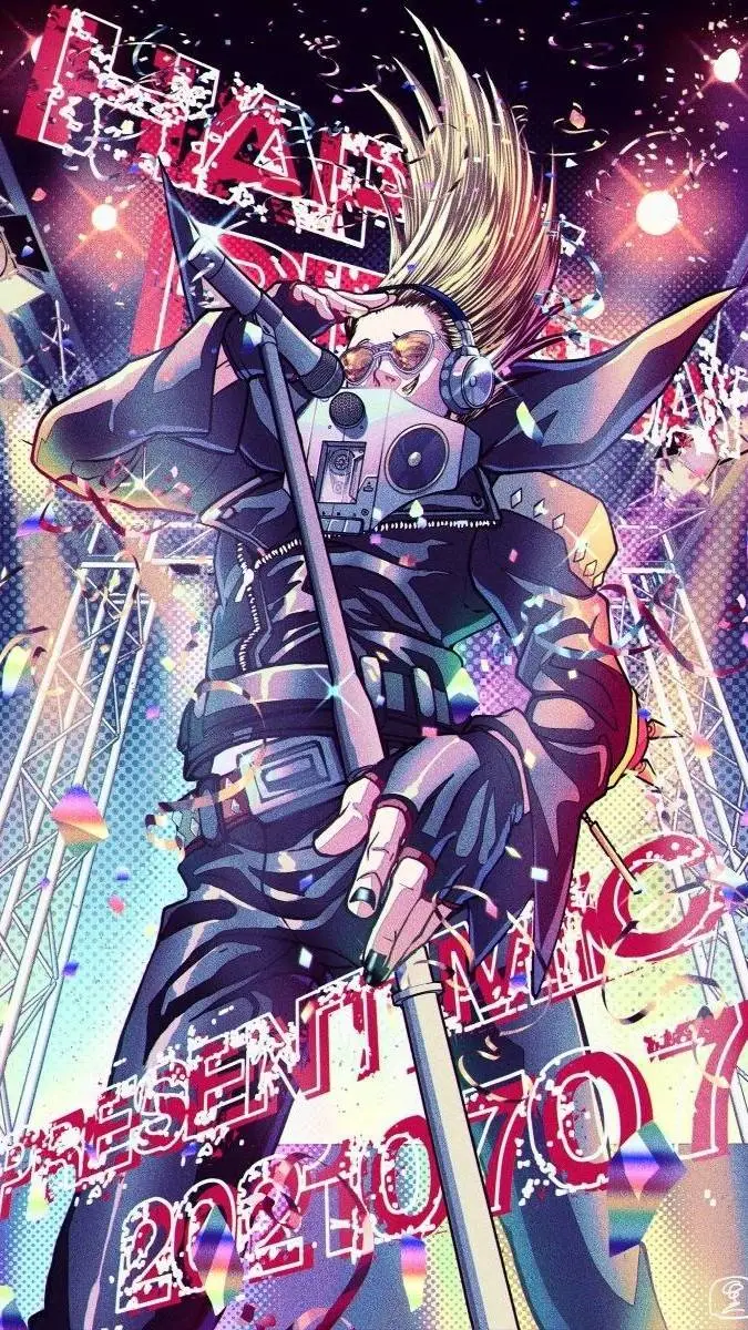 ai character: Present mic background