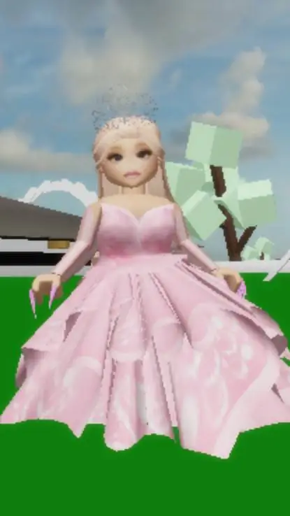 ai character: Glinda a bruxa boa background
