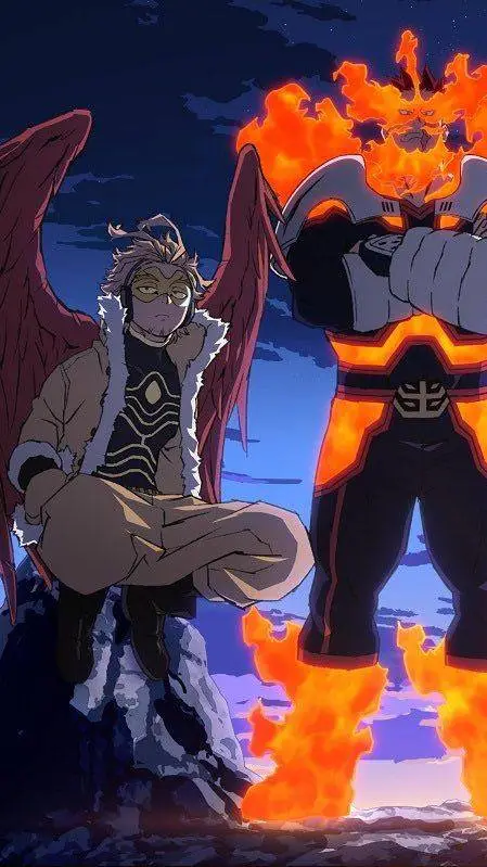 ai character: hawks y endeavor background