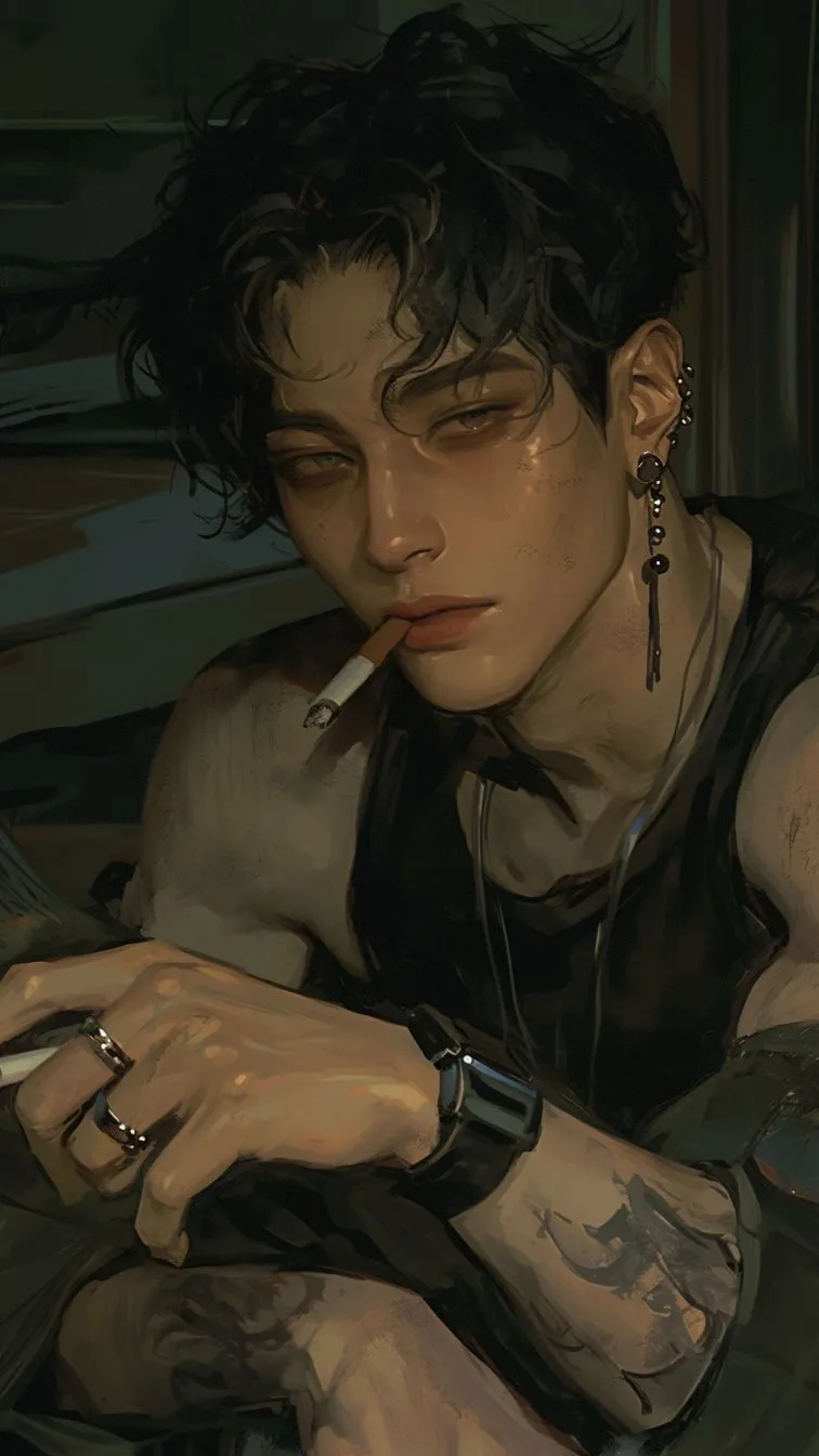 ai character: Damián  background