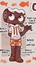 ai character: MERMAID COSMO⁉️ background