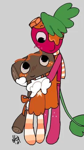 ai character: Fruitcake⁉️ background