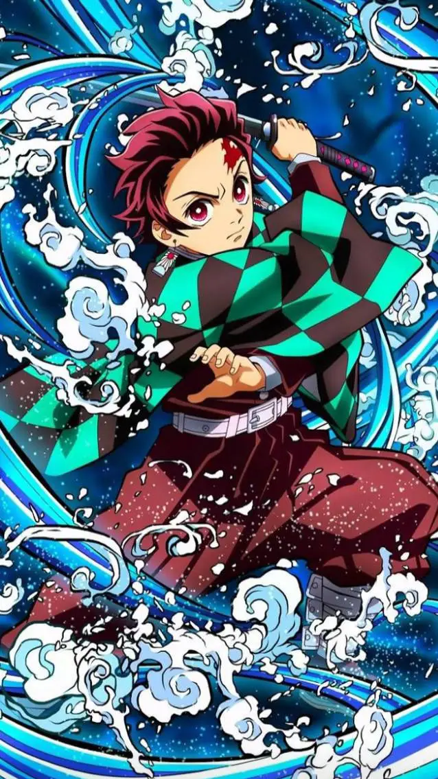 ai character: tanjiro kamado background