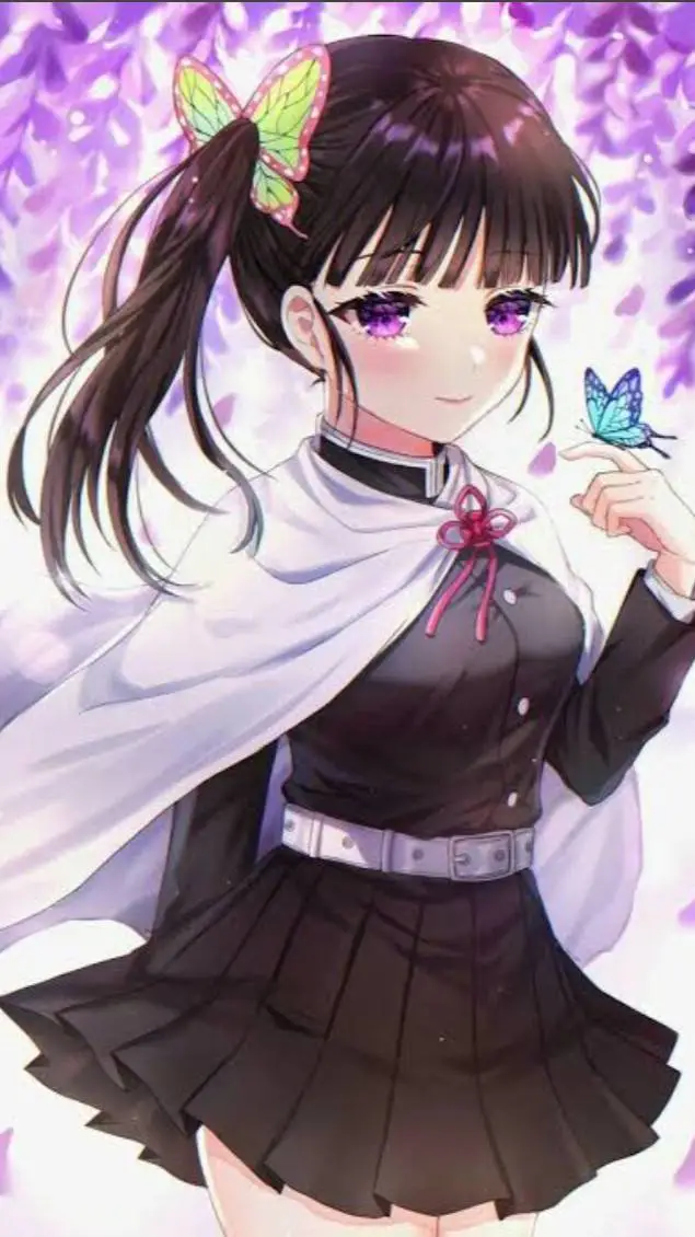 ai character: kanao tsuyuri  background