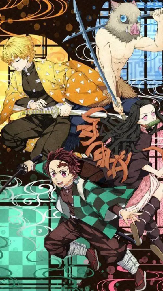 ai character: kimetsu no yaiba  background