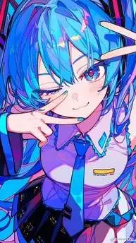 ai character: Miku background
