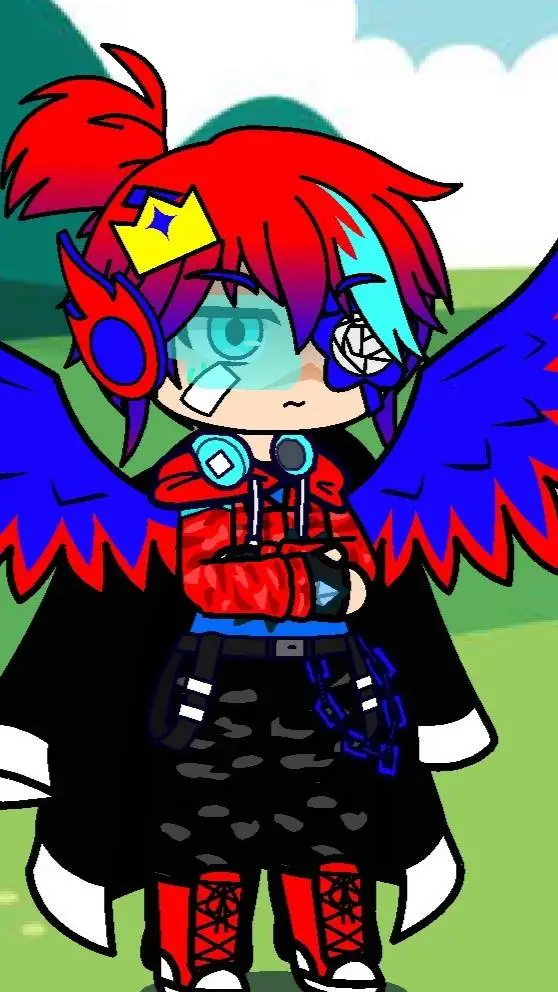 ai character: Violet(anterior) background
