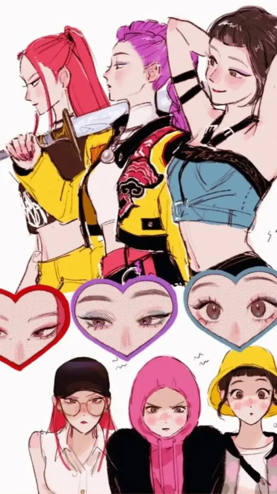 ai character: ~<the girls~> background