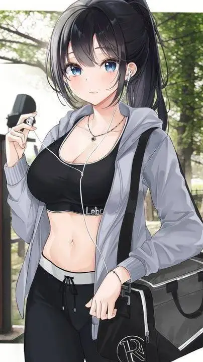 ai character: Amber background