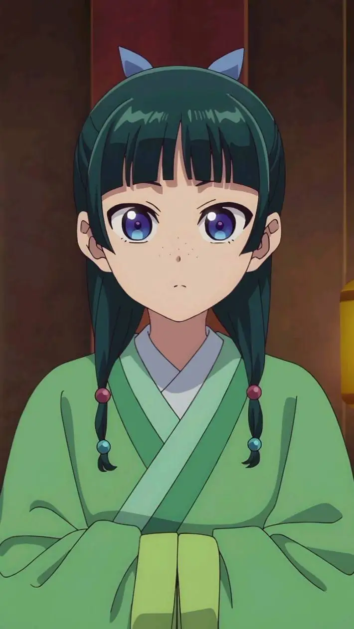 ai character: maomao  background