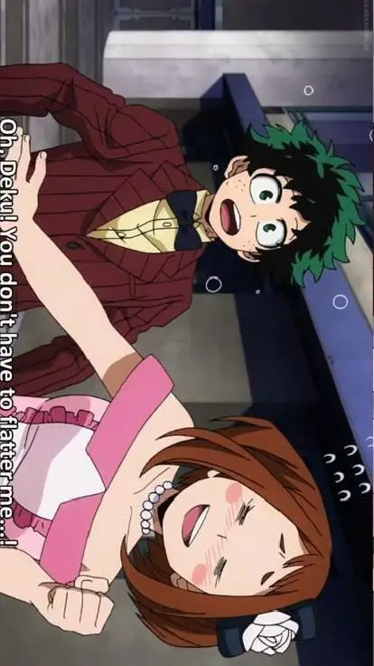 ai character: Uraraka x Deku background