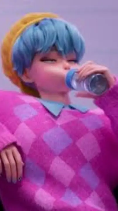 ai character: baby saja 😍  background