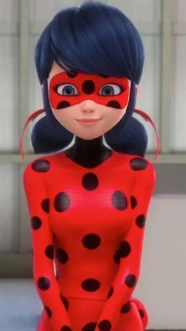 ai character: ladybug/Marinette  background