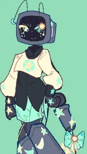 ai character: 🎤🔋💚vee💚🔋🎤 background