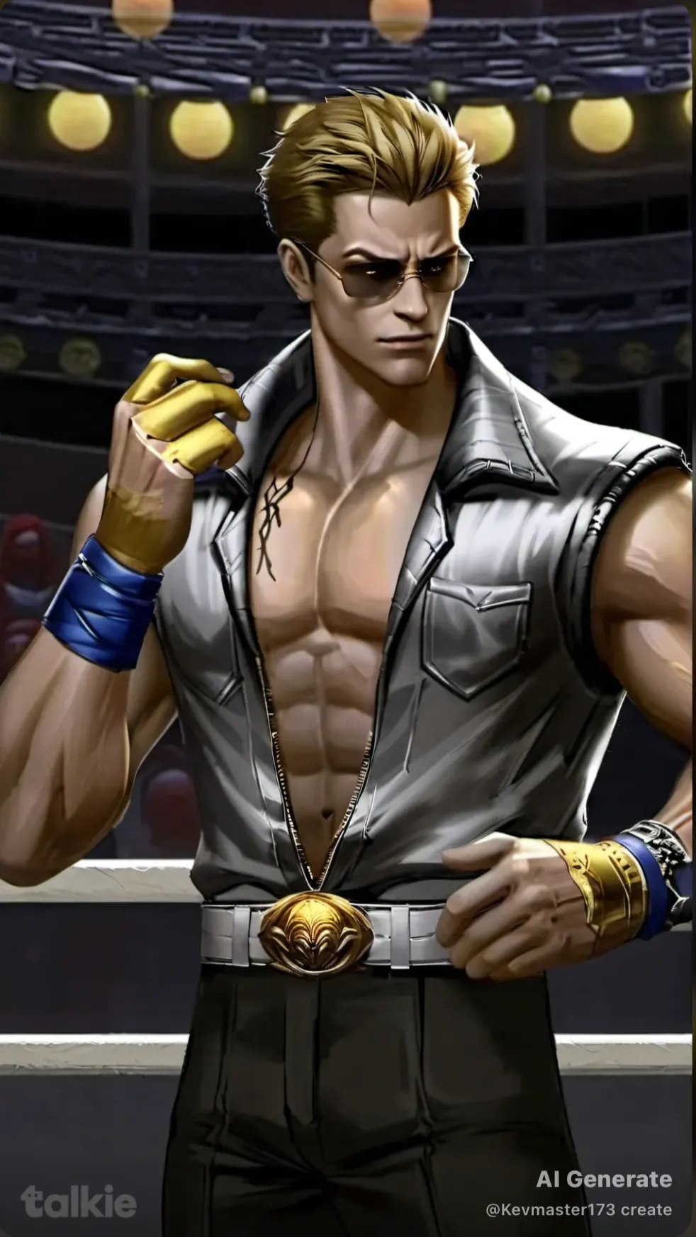 ai character: Johnny cage V2 background