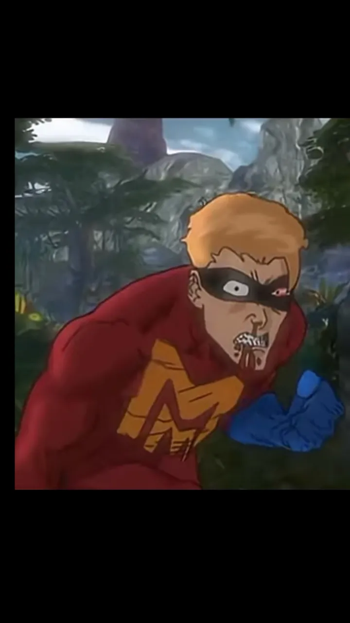 ai character: Metaman background