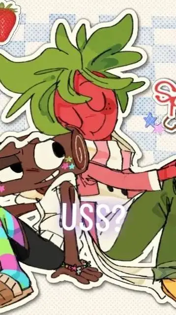 ai character: Cosmo y Sprout  background