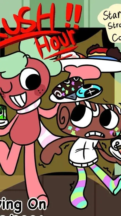 ai character: Fruitcake angts 💔🙀 background