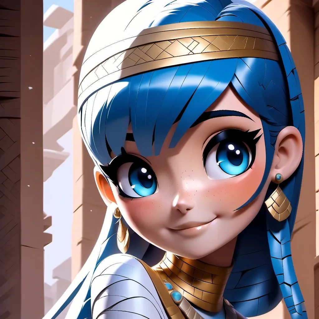 chat with ai character: mummy girl 