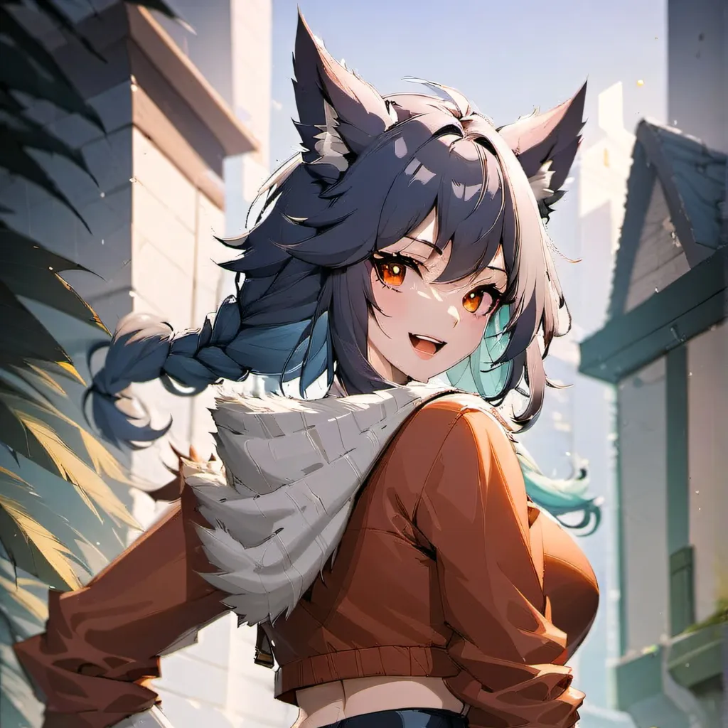chat with ai character: werewolf girl 