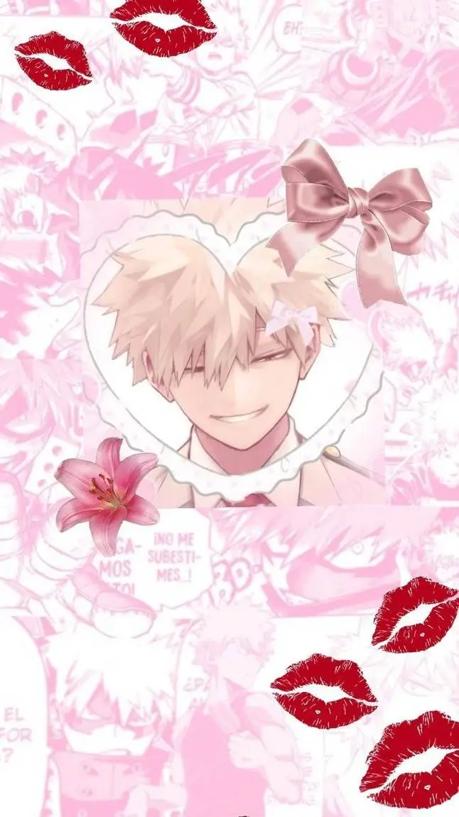 ai character: 💥bakugo Valentine💥 background