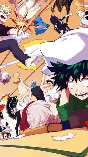 ai character: MHA💥~SLEEPOVER background