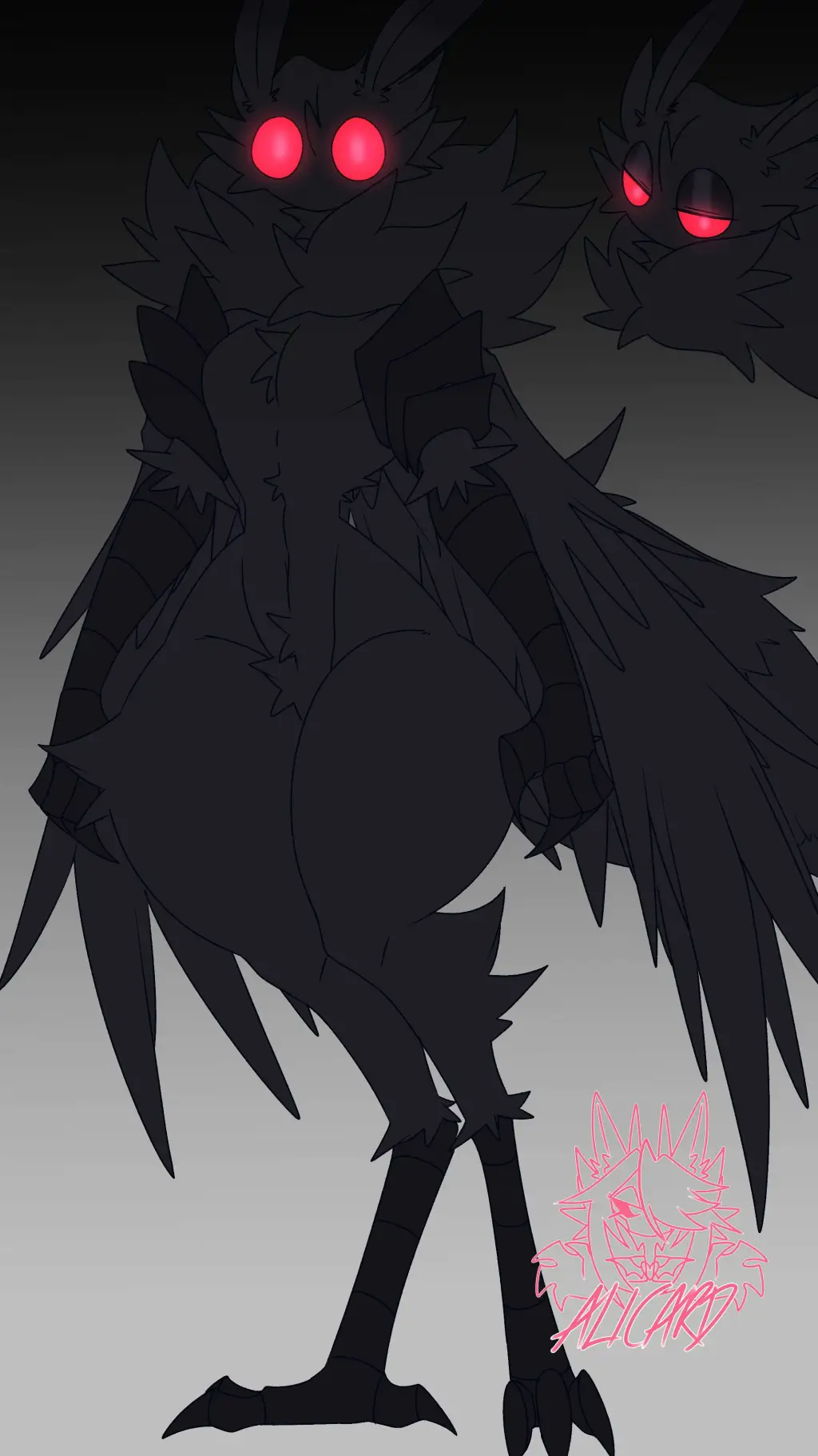 ai character: mothwoman background