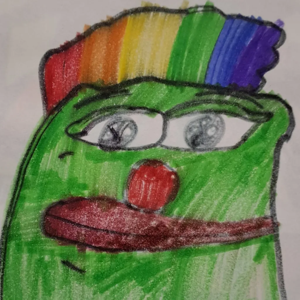 chat with ai character: PEPE THE MEME FROG