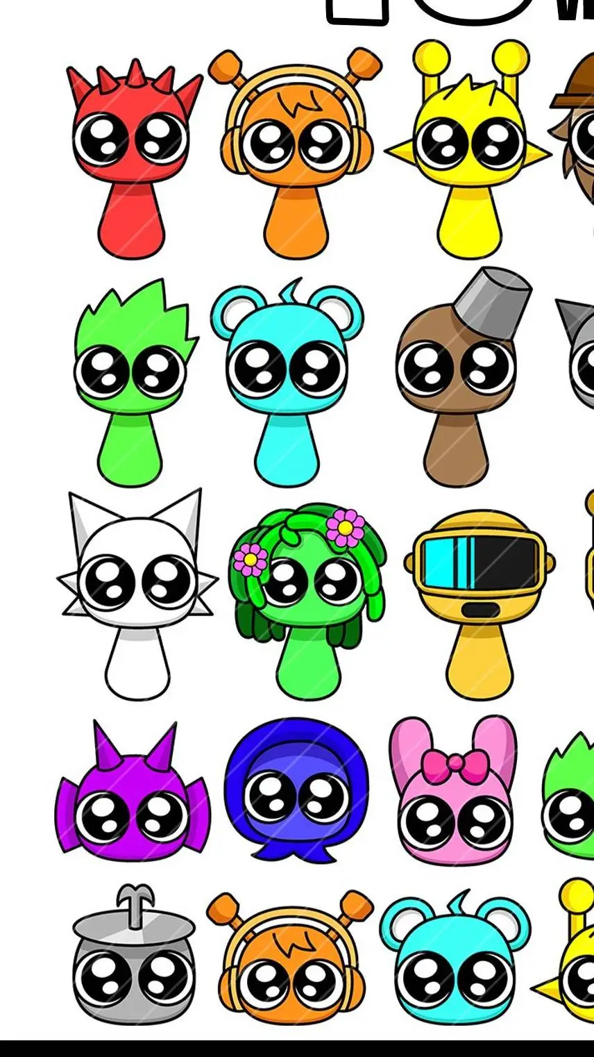 ai character: Sprunki te cuida 💖 background